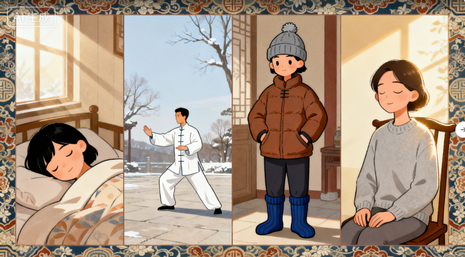 顺应冬时养正气，体质调养固安康